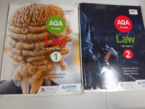 AQA A-Level Gesetz für Jahr 1/AS & Jahr 2 von Jacqueline Martin, Nicholas Price...