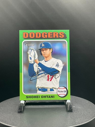 2024 Topps Heritage Mini #371 Shohei Ohtani RARE Color Swap Variation SP
