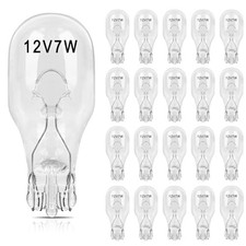20 Pcs-7w 12v Low Voltage Landscape Light Bulbs, T5 Low Watt Incandescent