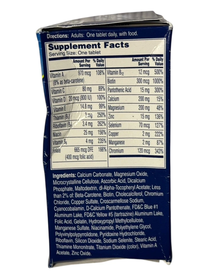 Multivitamínico One A Day Men’s Pro Edge (fecha de caducidad 31/08/25) - 50 comprimidos Foto 2 de 4