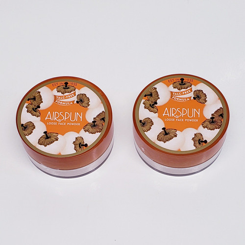 2 Pack Coty Airspun Loose Face Powder, 1.2 oz Translucent Extra Coverage 070-41 - Picture 1 of 4