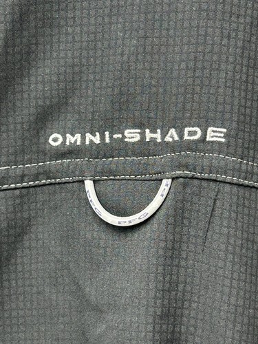 Camisa Columbia PFG Para Hombres 2XL Negra Manga Larga Ventilada Omnishade Bolsillos Pesca - Imagen 9 de 14