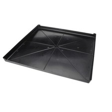 True 200346 Pan, Drain Cond Tpp93/119 Hc Black Hips