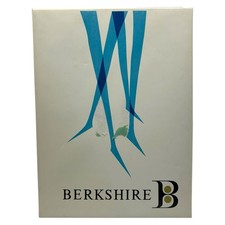 Berkshire B Stockings Demi Toe Dusk Muted Black 9M Seamless Hosiery 3 Pair