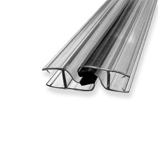 Shower Door Magnetic Seal for 5/16" 3/8" Frameless Glass Shower Doors 76" Long