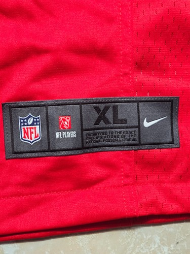 New Nike Josh Allen #17 Buffalo Bills Alternate Red NFL Game Jersey Mens XL - Picture 4 of 13