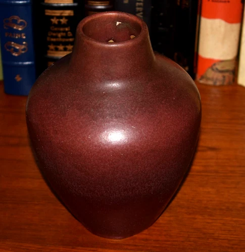 Antique 9" Van Briggle Vase Signed 1913 Purple Mulberry Arts and Crafts
