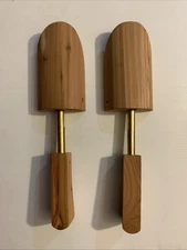 Rochester Shoe Tree Company Cedar Wood Shoe Tree Set of 2 Vintage 12" Long