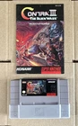 Contra 3 GAME With Manual - SUPER NINTENDO SNES
