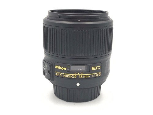 NIKON AF-S NIKKOR 35mm f/1.8G ED for Nikon F mount from Japan -EXC- `2612