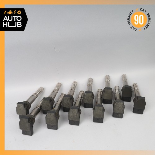 03-18 Bentley Continental Flying Spur GTC GT Ignition Coil Set of 12 OEM 80k - Picture 12 of 19