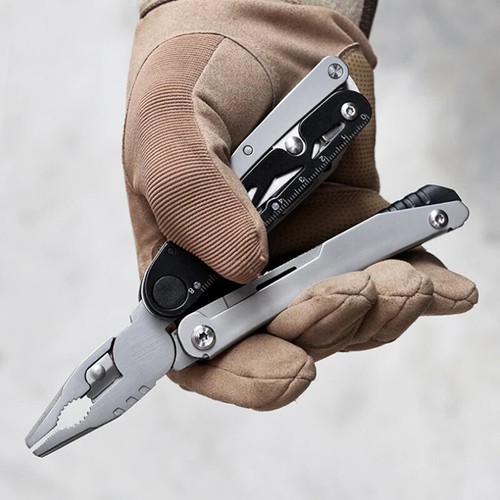 20-in-1 Multiwerkzeugzange Klapptaschenmesser Schraubendreher Schere mit Hülle - Bild 9 von 9