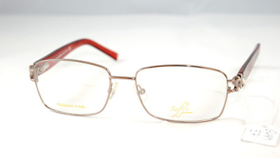 Sichtbrille Safilo Glam57 Metall Damen Klassischer Stil Neu Im Angebot