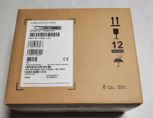 P10452-B21 HPE 960GB 3,5" LFF 12Gbps SAS Digital Sign Firmware SSD - Retail Box - Bild 1 von 3