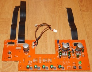 UHER UA-M1 Amplifier Verstärker Frontplatine mit Poti Taster LED Switch Balance