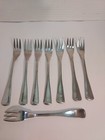 Lot of 8~Cambridge Brittany Fiddle~ Seafood forks~Cocktail forks~hors doerves~
