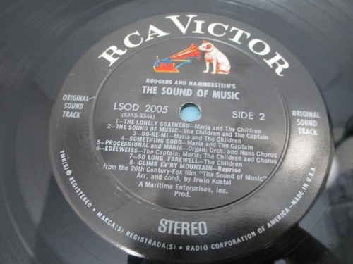 The Sound Of Music Vinyl Album Lot With Storybook 1965 RCA Records & Undated  - Picture 20 of 21