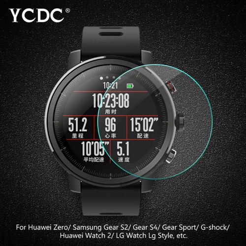 2.5D Watch Smart 0.3mm Protector Dia. 23-46mm Screen For Garmin Samsung - Picture 1 of 35