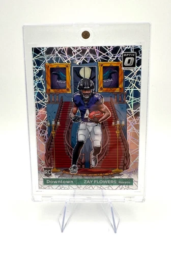 2023 Panini Donruss Optic - Downtown Zay Flowers #D-17 (RC)
