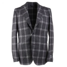NWT 1995 BELVEST Soft-Constructed Flannel Wool Sport Coat 40 R Eu 50 