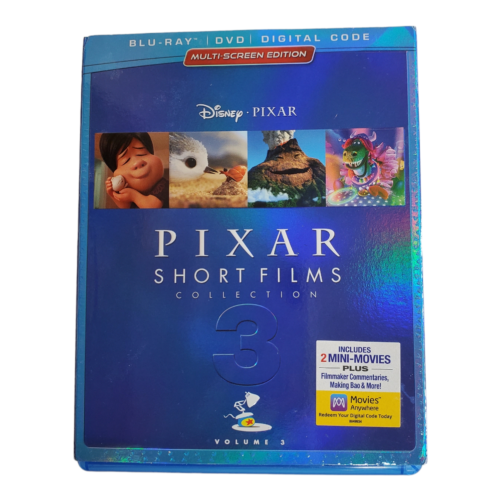 Pixar Short Films Collection: Volume 3 (Blu-Ray/DVD, 2018
