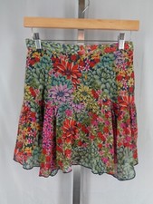 Urban Outfitters Floral Chiffon Mini Skirt Size Small New