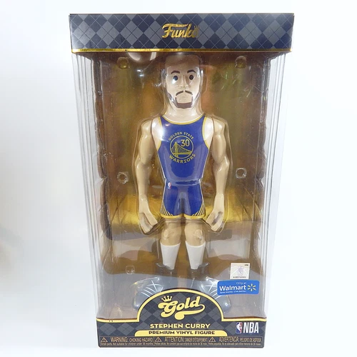 Stephen Curry Walmart Exclusive 12" Vinyl Funko Gold Figure COMMON Very Rare HTF