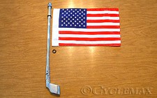  HONDA GOLDWING GL1800-1500 Antenna Mount Flag Pole with Flag (52-713)