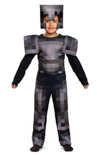 Netherite Armor Child Girls Boys CHILD Costume NEW Jumpsuit Minecraft