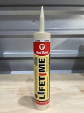 12 Case Red Devil 085620 Lifetime Siliconized Adhesive Sealant Paintable Almond