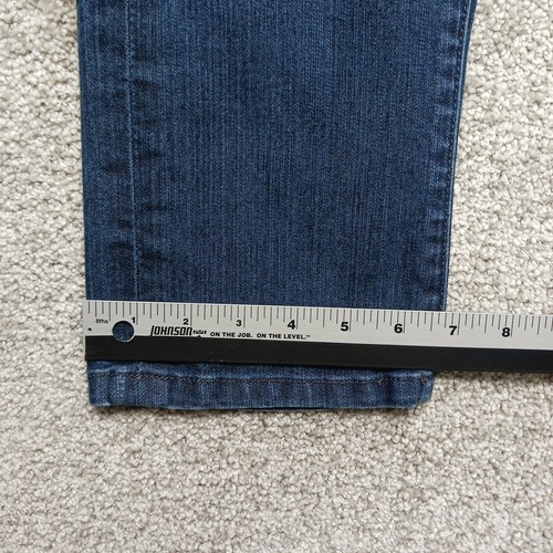 Pendleton Jeans Womens 8 Blue Denim Straight Leg Dark Wash Mid Rise Casual Pants - Picture 10 of 11