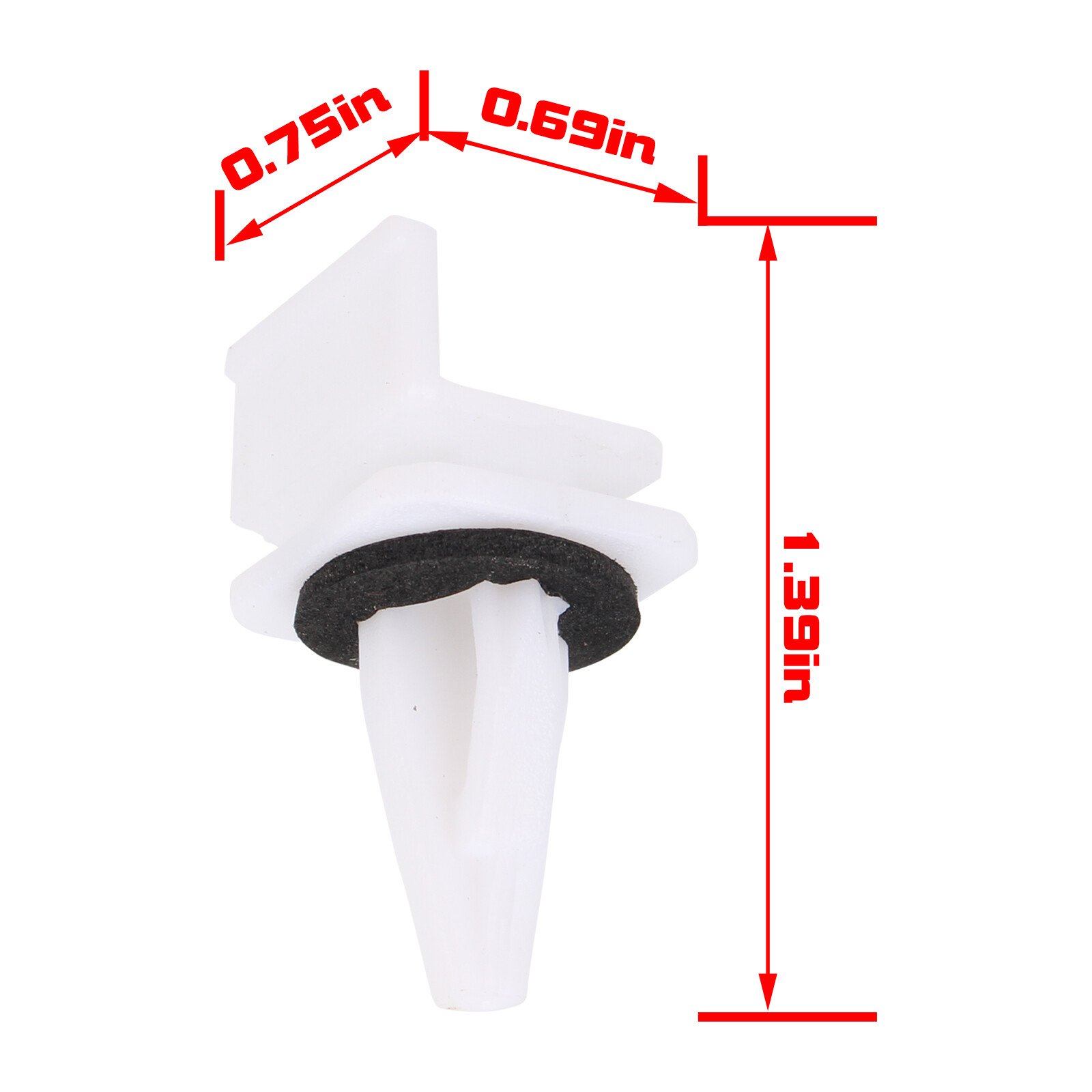 30x Side Skirt Sill Seal Panel Mounting Trim Clips For Acura Honda