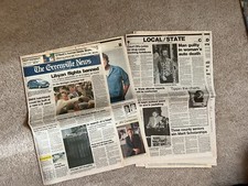 Greenville News April 15, 1992 4/15/92 Libya Sanctions Missing Plane BMW