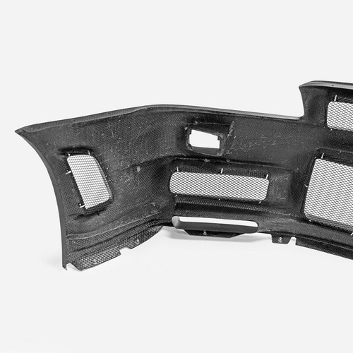 For Skyline R34 GTR BNR34 NSM ZT Type Matte Dry Carbon Fiber Front Bumper Bar - Foto 10 di 10