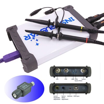 4 IN 1  ISDS210B 2CH PC USB Portable Digital Oscilloscope + Spectrum Analyzer