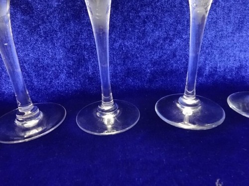 Brierley Crystal Bruce Wine Glasses x 4 - Picture 5 of 10