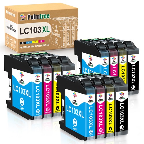 Lote de cartuchos de tinta compatibles LC103 XL para impresora Brother DCP-J152W MFC-J475DW - Imagen 12 de 14