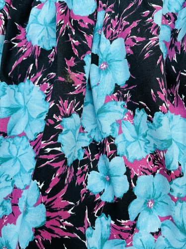NEW ZARA SIZE L Mex30 Blue Floral Tulip Short Skirt W30” L17” - Picture 4 of 5