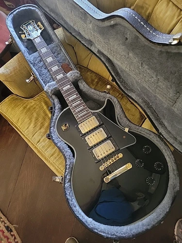 ++ EPIPHONE Electric guitar Les Paul Black Beauty With Matching Hard Case TLR