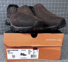 Merrell Men’s Moab Adventure Moc Slip-On Shoes Size 8 Dark Earth Brown NEW