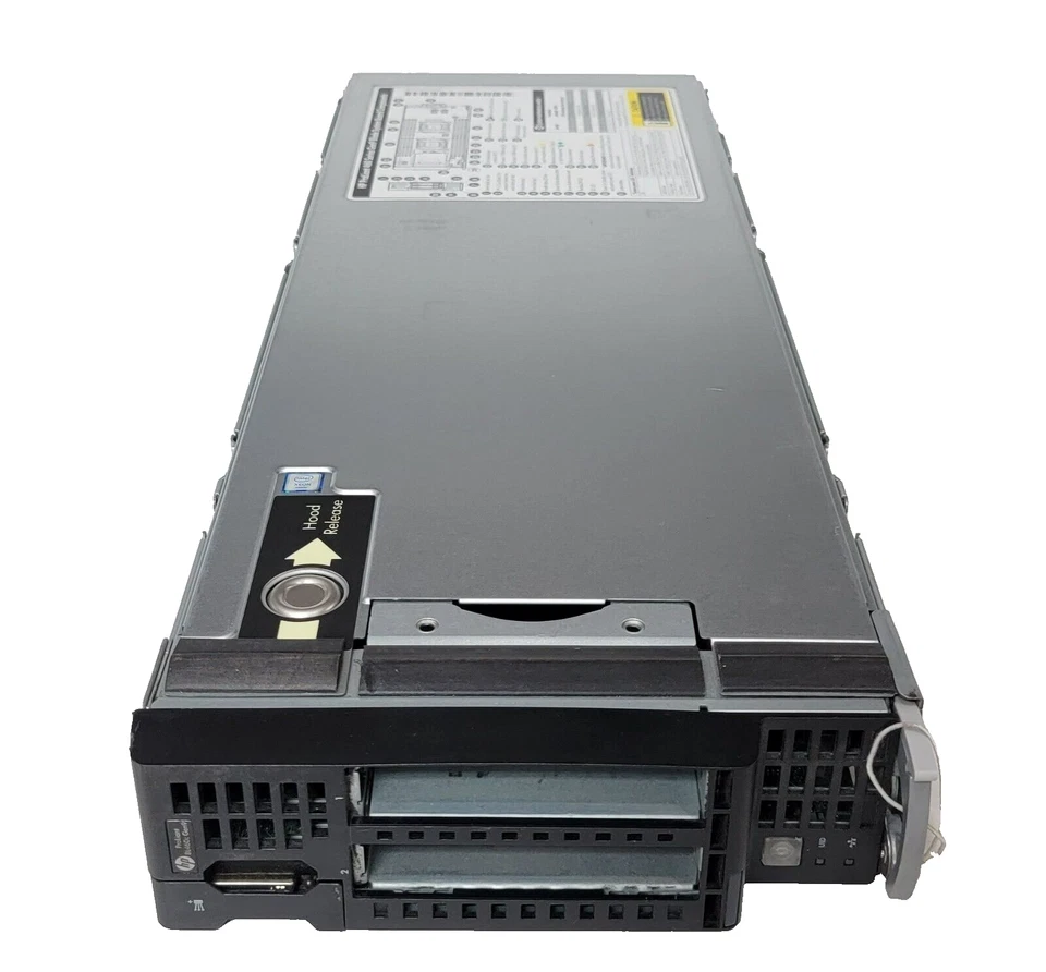 HP BL460C G9 (Gen 9) 2x 12 Core E5-2690V3 2.60GHz, 128GB RAM Server Blade - Image 2 of 4