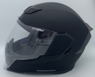 ICON Airflite Helmet Rubatone Black Matte Medium Inner Sun Shield DOT Open Box