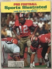 S.F. 49er's JOHN BRODIE QB 1971 SPORTS ILLUSTRATED PRO FOOTBALL MAGAZINE
