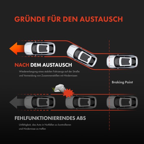 ABS Sensor Raddrehzahlgeber Hinterachse Links für Fiat Multipla 186 1.6 1.9L - Picture 7 of 8