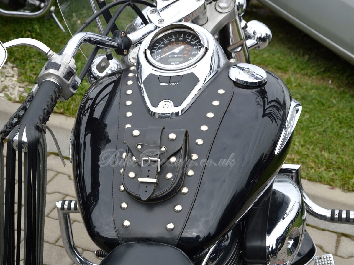 SUZUKI VOLUSIA VL800 C800 INTRUDER C50 BOULEVARD LEATHER TANK PAD