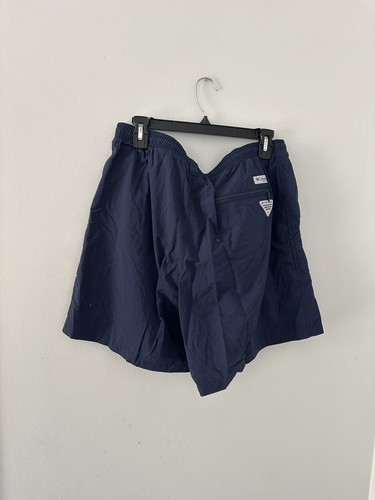 Columbia PFG Swim Trunks Blue Omni-Shade Fishing Shorts Mens Size Large - Picture 4 of 8