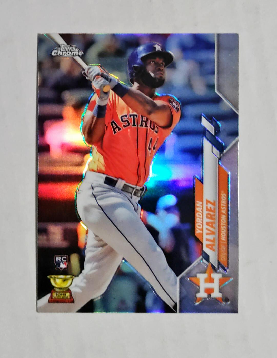 Yordan Alvarez 2020 Topps Chrome RC #200 REFRACTOR Houston Astros Rookie Cup z5
