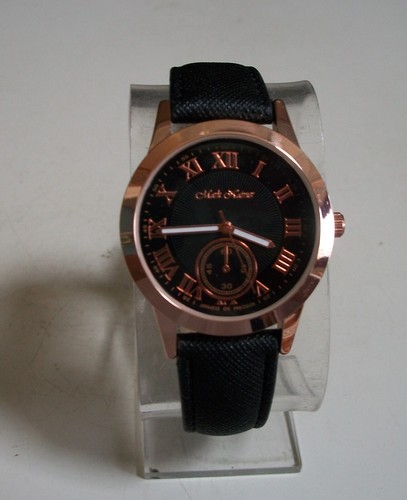 Women's Pink, Black, Blush, Turquoise, Denim Look Leather Band Fashion Watch - Picture 7 of 78