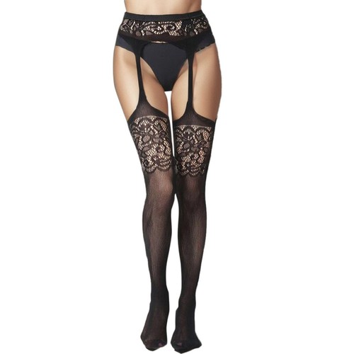 Sexy Medias de Encaje Talla Grande Suspendedor Pantimedias - Imagen 5 de 14
