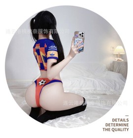 Sexy lingerie, football baby uniform, cheerleader costume, female sexy suit play